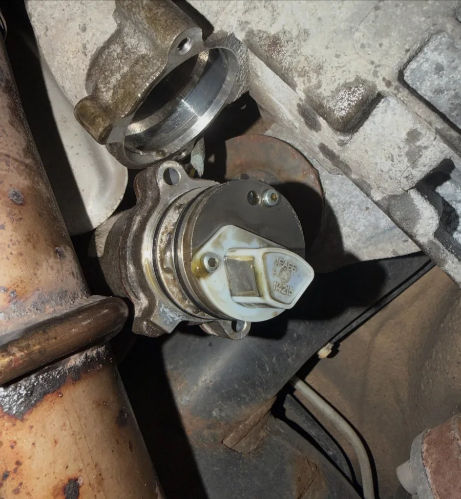 Haldex pump and mesh removed during service